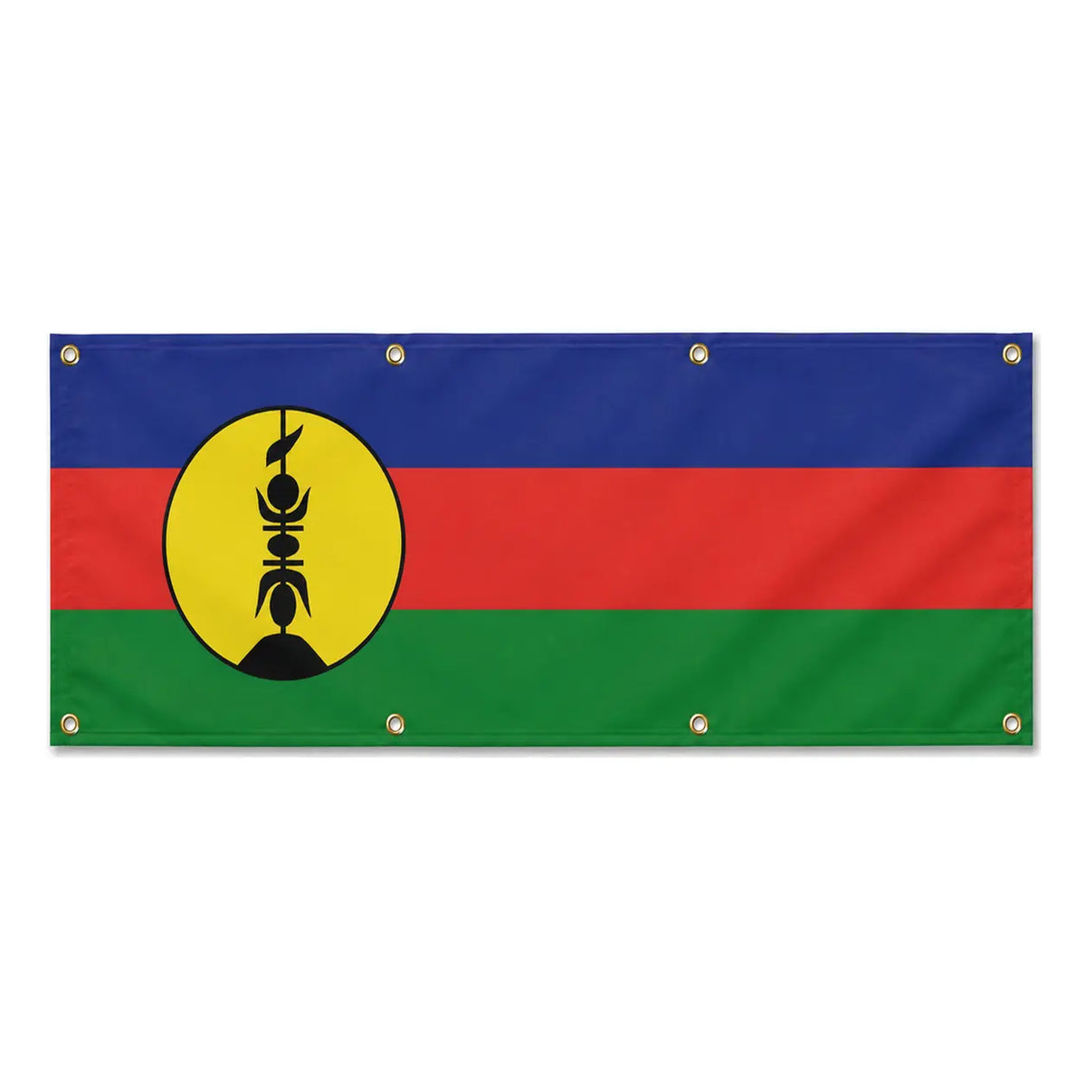 Drapeau nouvelle-calédonie polyester résistant œillets