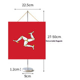 Fanion Table Drapeau Île de Man en Polyester