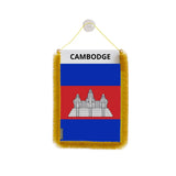 Fanion de voiture cambodge - pixelforma