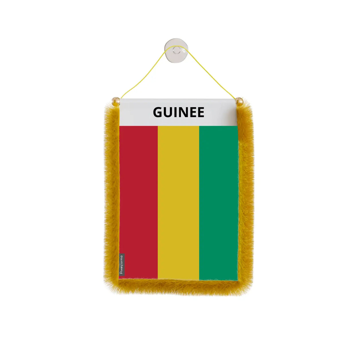 Fanion de voiture guinee - pixelforma