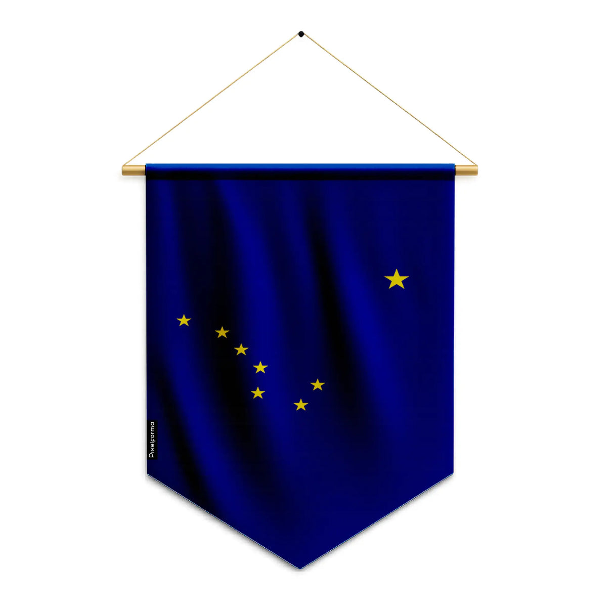 Fanion drapeau alaska en polyester à suspendre décoratif