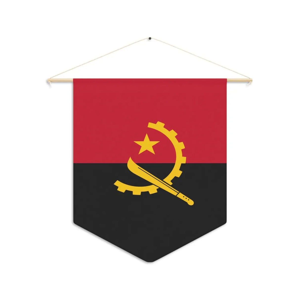 Fanion drapeau angola en polyester - pixelforma