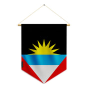 Fanion drapeau antigua-et-barbuda polyester à suspendre