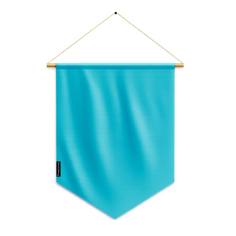 Fanion drapeau bleu en ployester - pixelforma