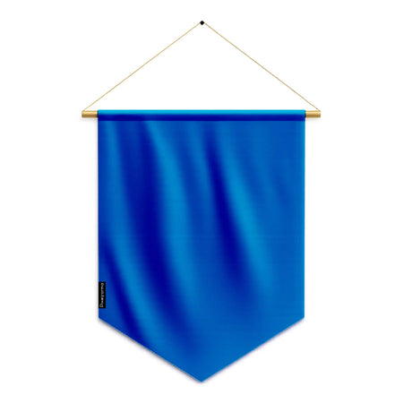 Fanion drapeau bleu foncé en ployester - pixelforma