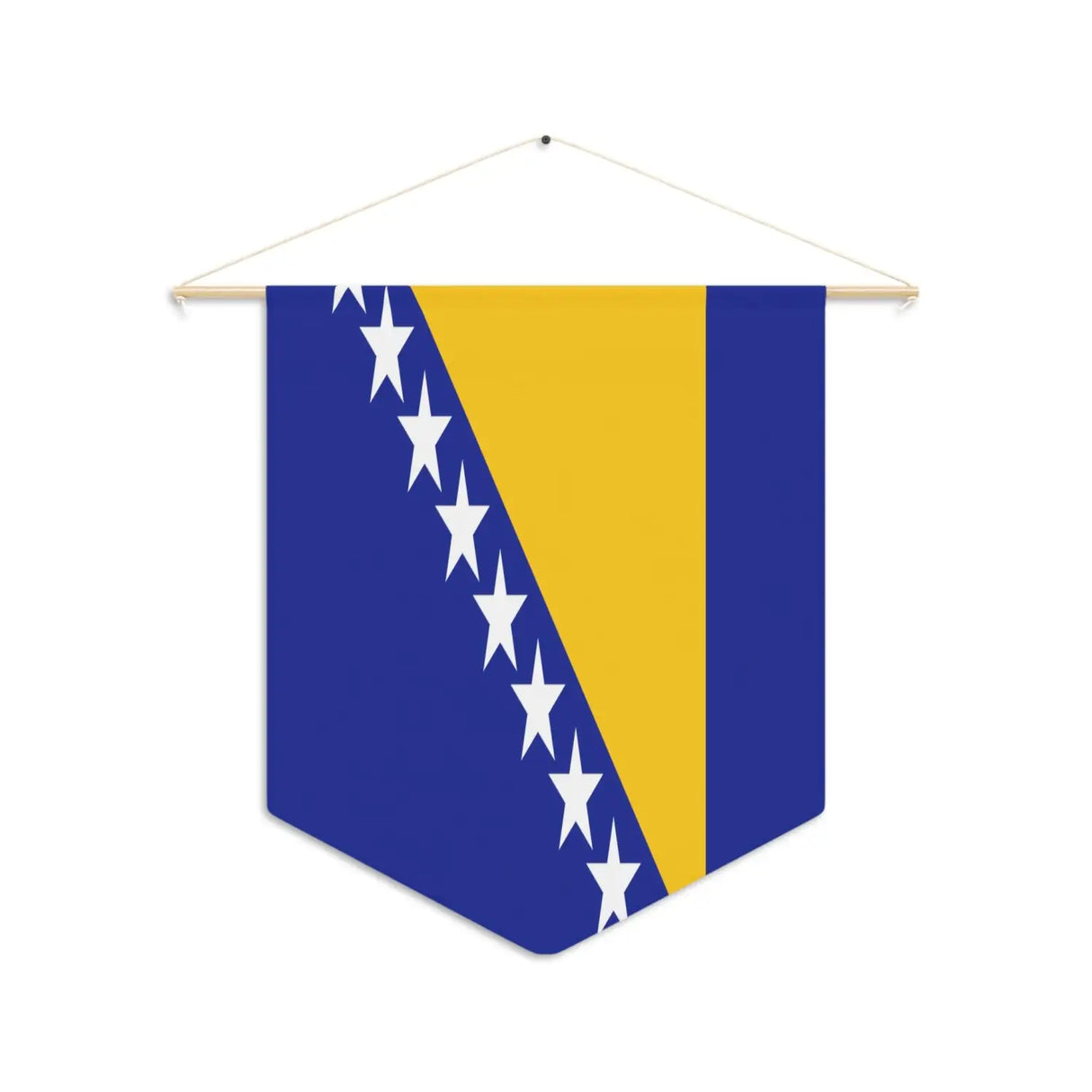 Fanion drapeau bosnie-herzégovine en polyester - pixelforma