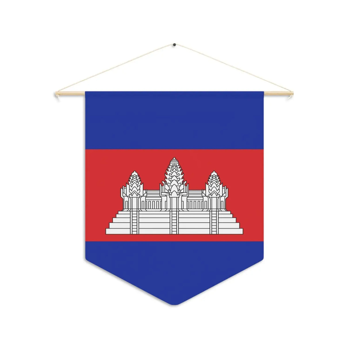 Fanion drapeau cambodge en polyester - pixelforma