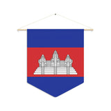 Fanion drapeau cambodge en polyester - pixelforma