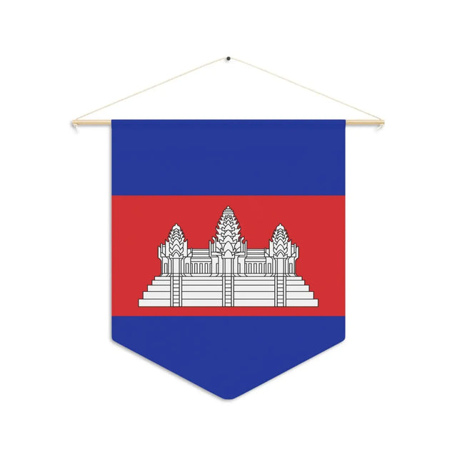 Fanion drapeau cambodge en polyester - pixelforma