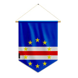 Fanion drapeau cap-vert polyester à suspendre résistant