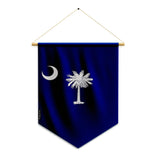 Fanion drapeau caroline du sud polyester à suspendre