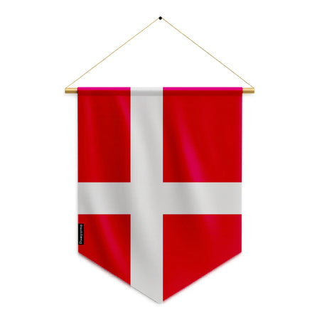 Fanion drapeau danemark en polyester - pixelforma