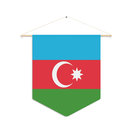 Fanion Drapeau de l'Azerbaïdjan à suspendre en polyester - Pixelforma