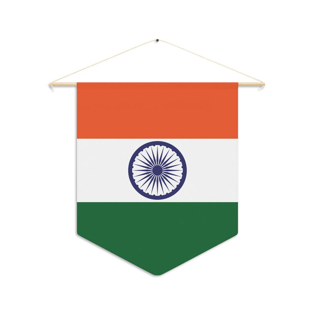 Fanion Drapeau de l'Inde à suspendre en polyester - Pixelforma