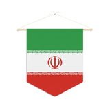 Fanion Drapeau de l'Iran à suspendre en polyester - Pixelforma