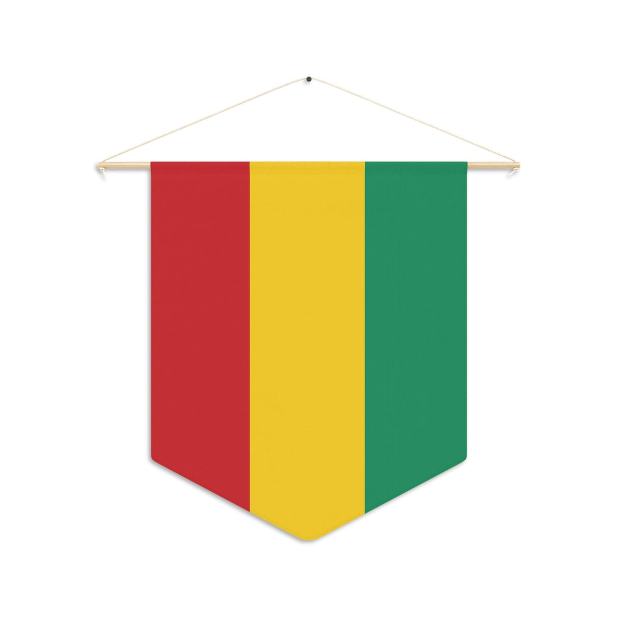 Fanion Drapeau de la Guinée à suspendre en polyester - Pixelforma