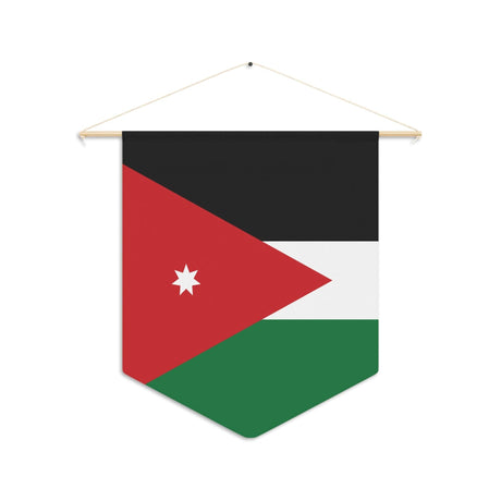 Fanion Drapeau de la Jordanie à suspendre en polyester - Pixelforma