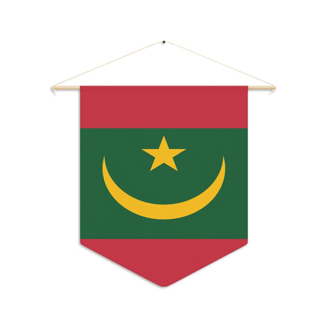 Fanion Drapeau de la Mauritanie à suspendre en polyester - Pixelforma