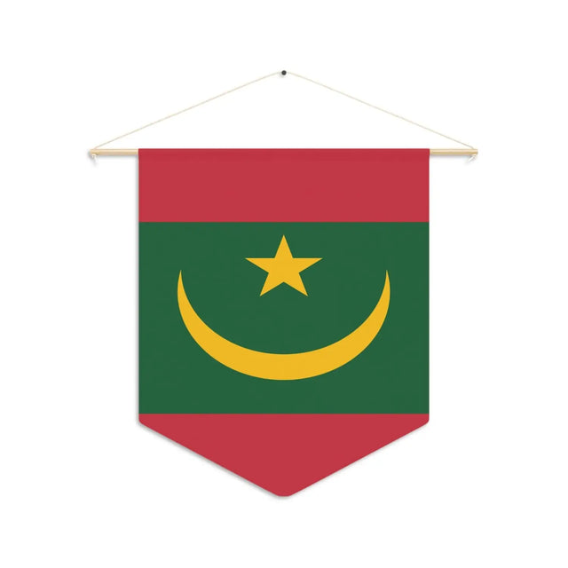 Fanion drapeau de mauritanie en polyester - pixelforma