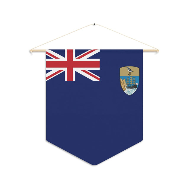 Fanion Drapeau de Sainte-Hélène, Ascension et Tristan da Cunha à suspendre en polyester - Pixelforma 