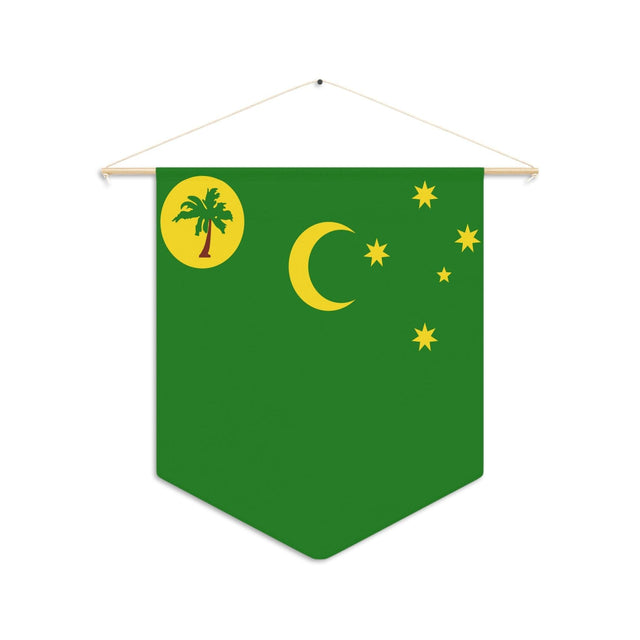 Fanion Drapeau des îles Cocos à suspendre en polyester - Pixelforma