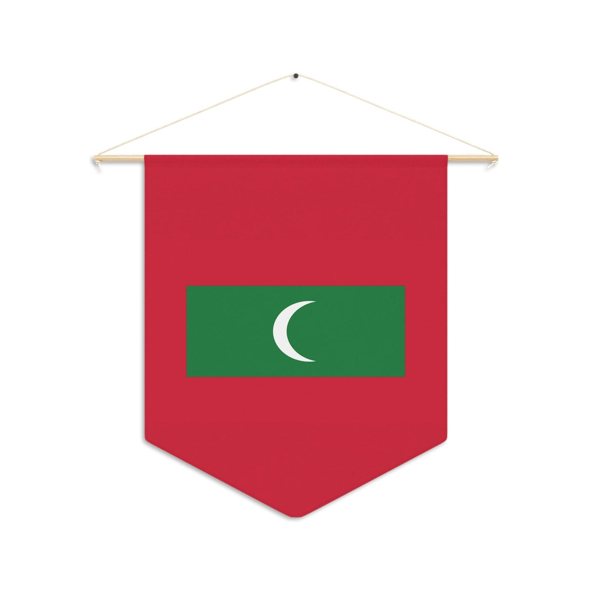 Fanion Drapeau des Maldives à suspendre en polyester - Pixelforma