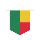 Fanion Drapeau du Bénin à suspendre en polyester - Pixelforma