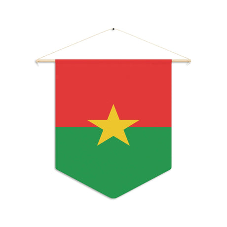 Fanion Drapeau du Burkina Faso à suspendre en polyester - Pixelforma