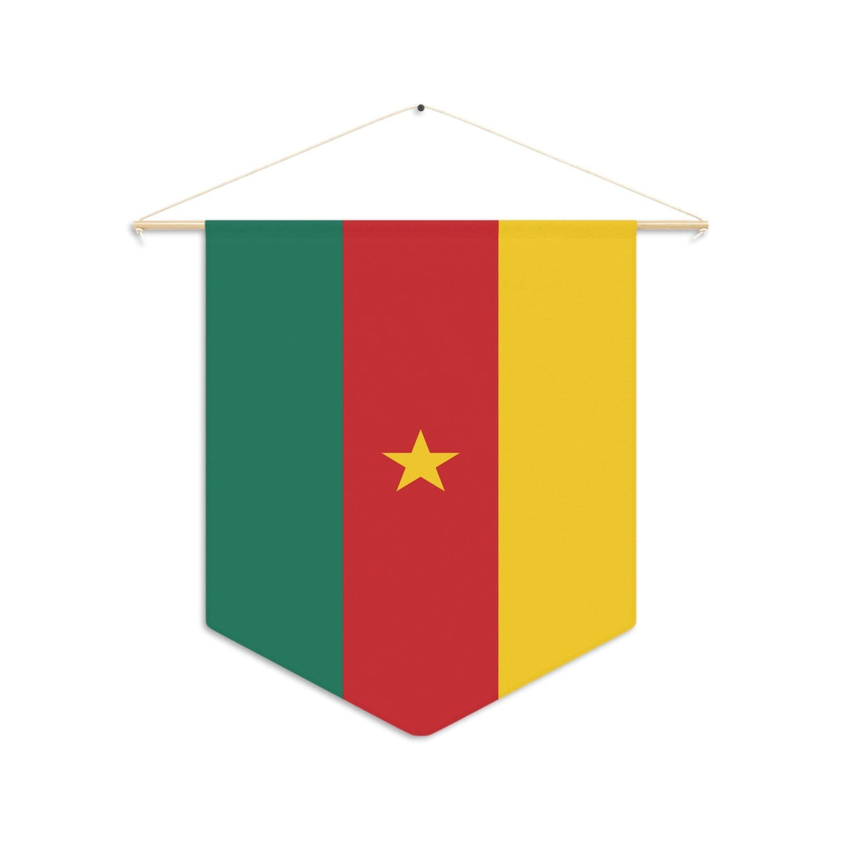 Fanion Drapeau du Cameroun à suspendre en polyester - Pixelforma