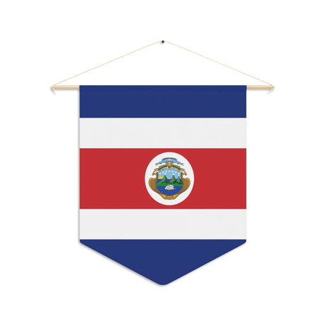 Fanion Drapeau du Costa Rica à suspendre en polyester - Pixelforma