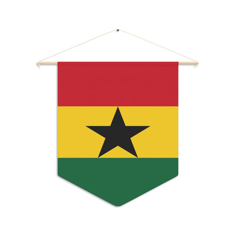 Fanion Drapeau du Ghana à suspendre en polyester - Pixelforma