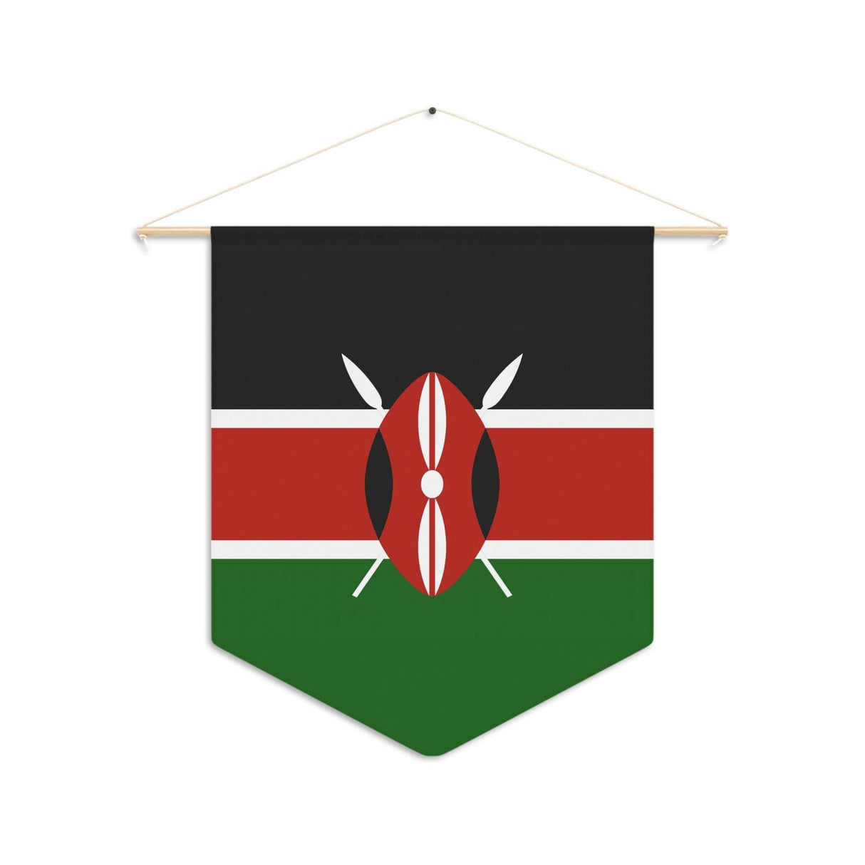 Fanion Drapeau du Kenya à suspendre en polyester - Pixelforma