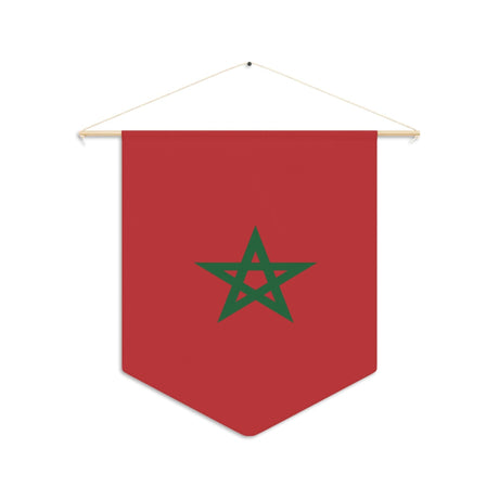 Fanion Drapeau du Maroc à suspendre en polyester - Pixelforma