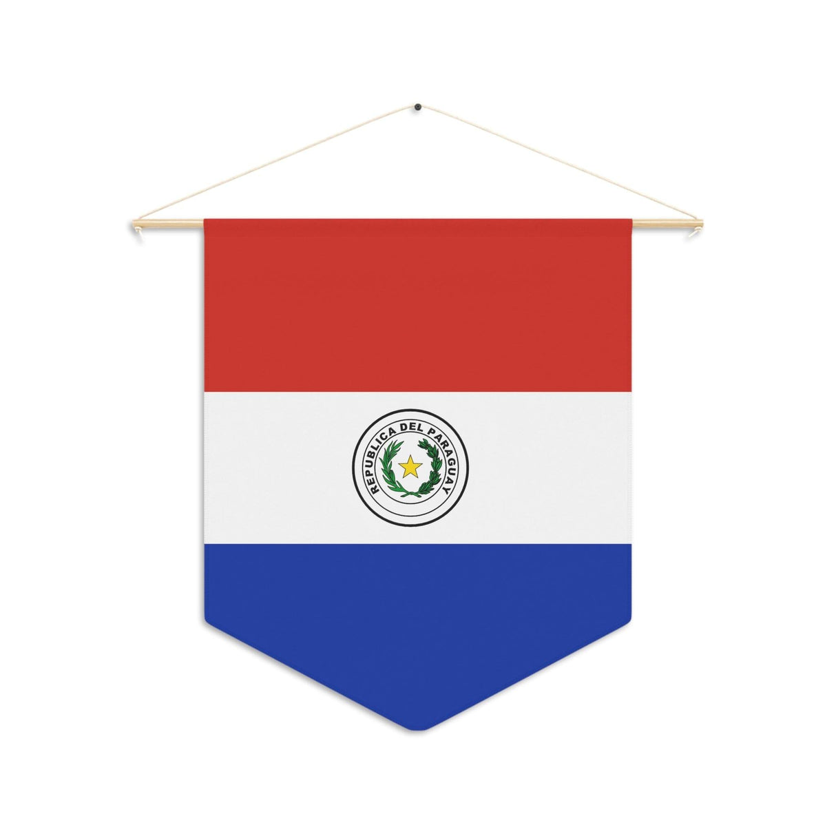 Fanion Drapeau du Paraguay à suspendre en polyester - Pixelforma