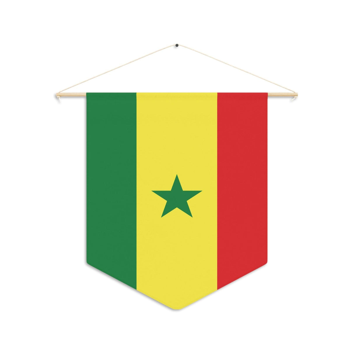 Fanion Drapeau du Sénégal à suspendre en polyester - Pixelforma