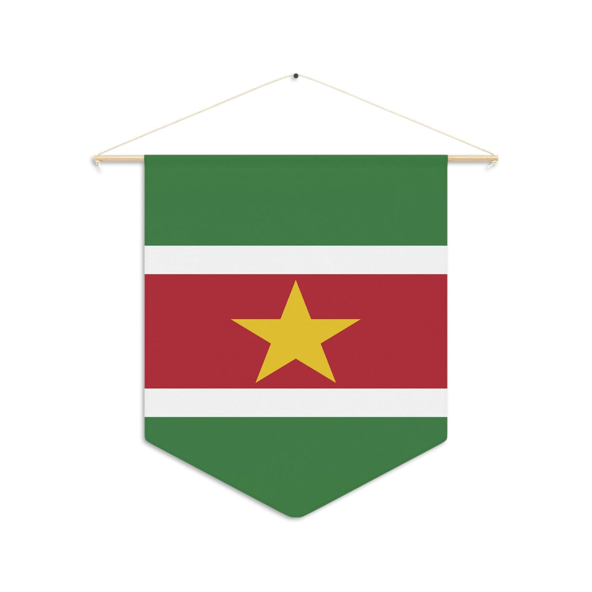 Fanion Drapeau du Suriname à suspendre en polyester - Pixelforma