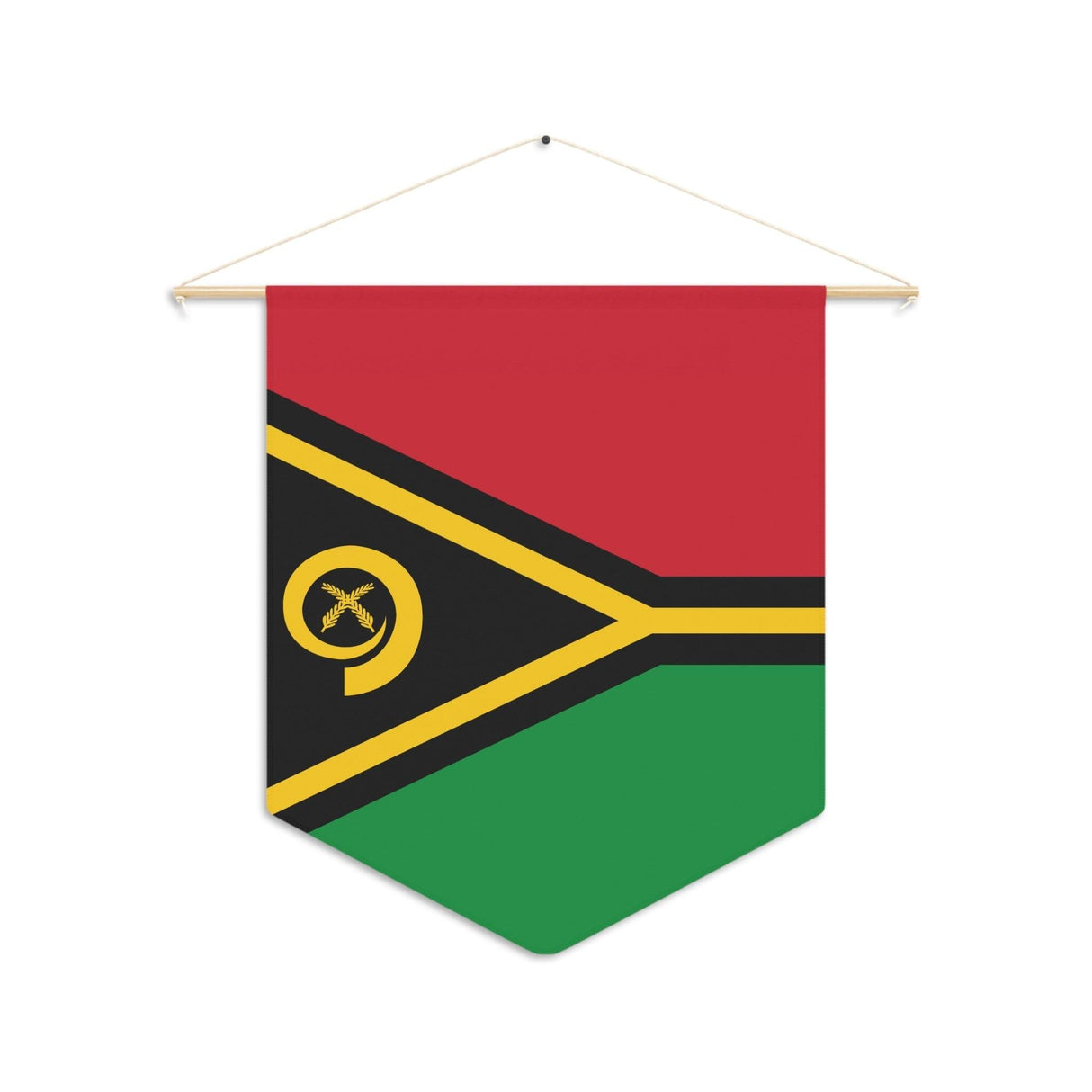 Fanion Drapeau du Vanuatu à suspendre en polyester - Pixelforma