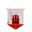 Fanion drapeau gibraltar polyester à suspendre résistant