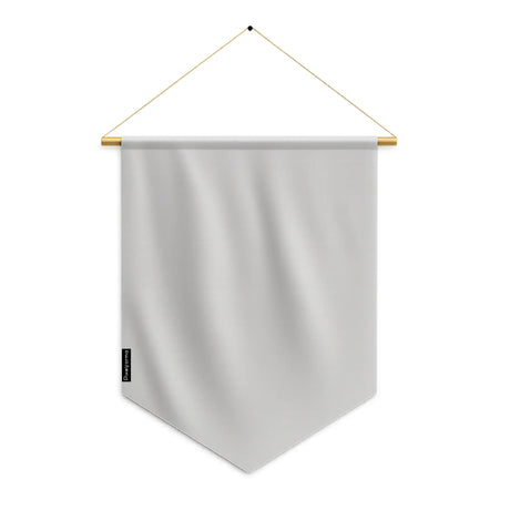 Fanion drapeau gris clair en ployester - pixelforma