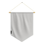 Fanion drapeau gris clair france en polyester à suspendre