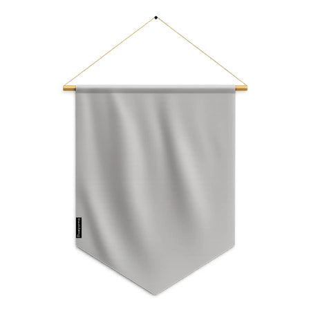 Fanion drapeau gris en ployester - pixelforma