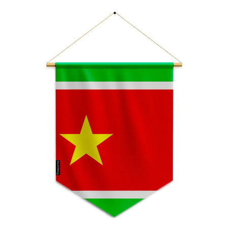 Fanion drapeau guadeloupe en polyester à suspendre résistant