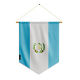 Fanion drapeau guatemala polyester à suspendre solide