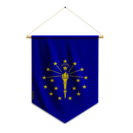Fanion drapeau indiana en polyester à suspendre robuste