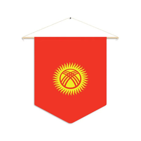 Fanion Drapeau Kirghizistan en Polyester - Pixelforma 