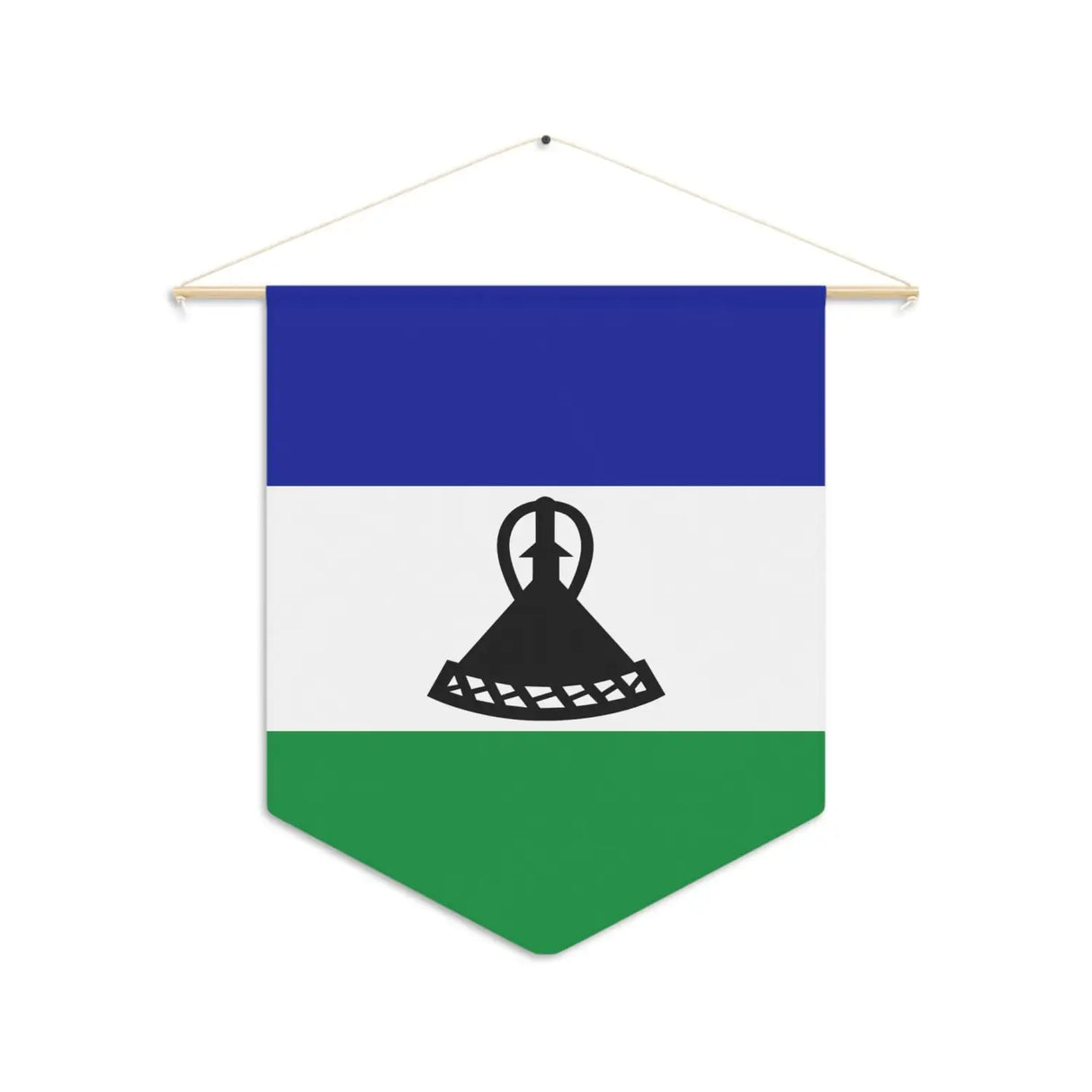 Fanion drapeau lesotho en polyester - pixelforma