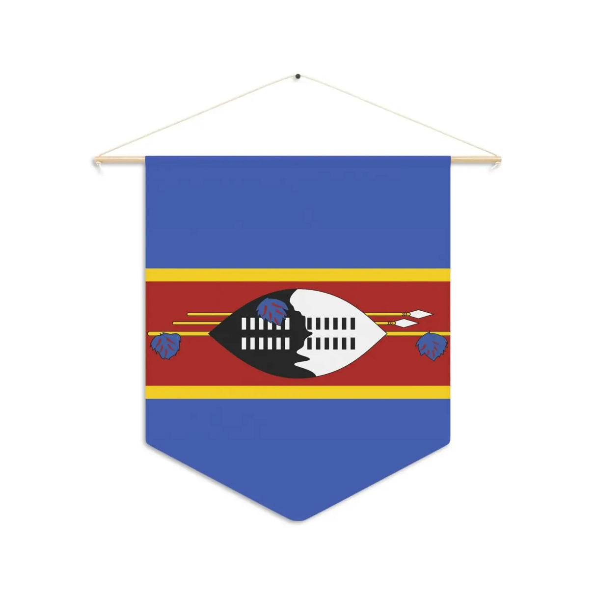 Fanion drapeau l’eswatini en polyester - pixelforma