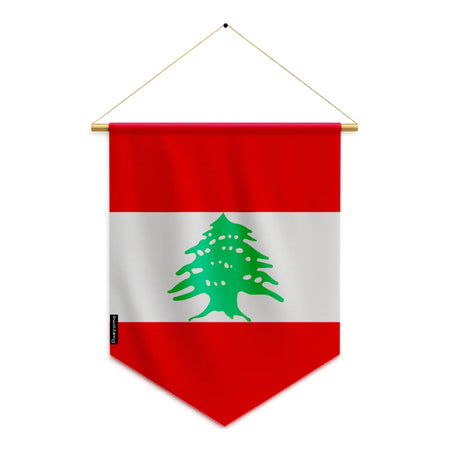 Fanion drapeau liban en polyester - pixelforma