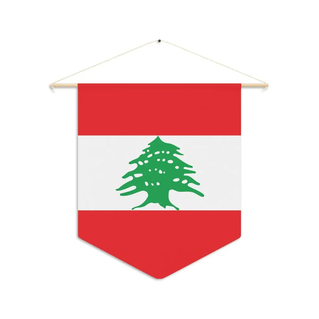Fanion drapeau liban en polyester - pixelforma