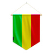 Fanion drapeau mali polyester à suspendre usage répété
